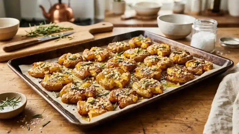 Crispy Smashed Potatoes with Garlic Butter: Easy Oven Recipe (2026)