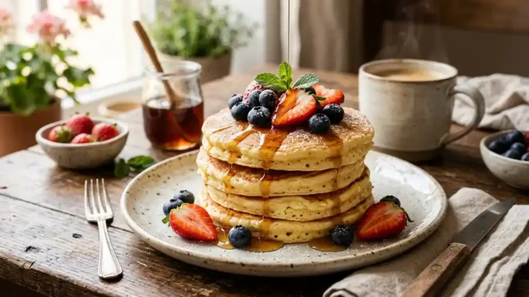 High-Protein Cottage Cheese Pancakes: Fluffy & Easy 4-Step Recipe (2026)